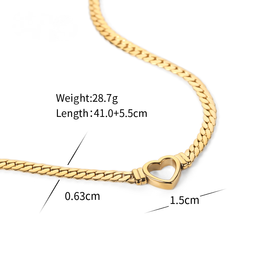 Stainless Steel Cuban Chain Necklace Collection