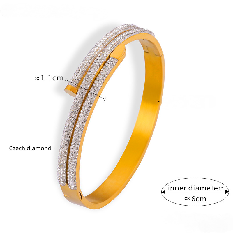Unique Asymmetrical Design Bangle Bracelet