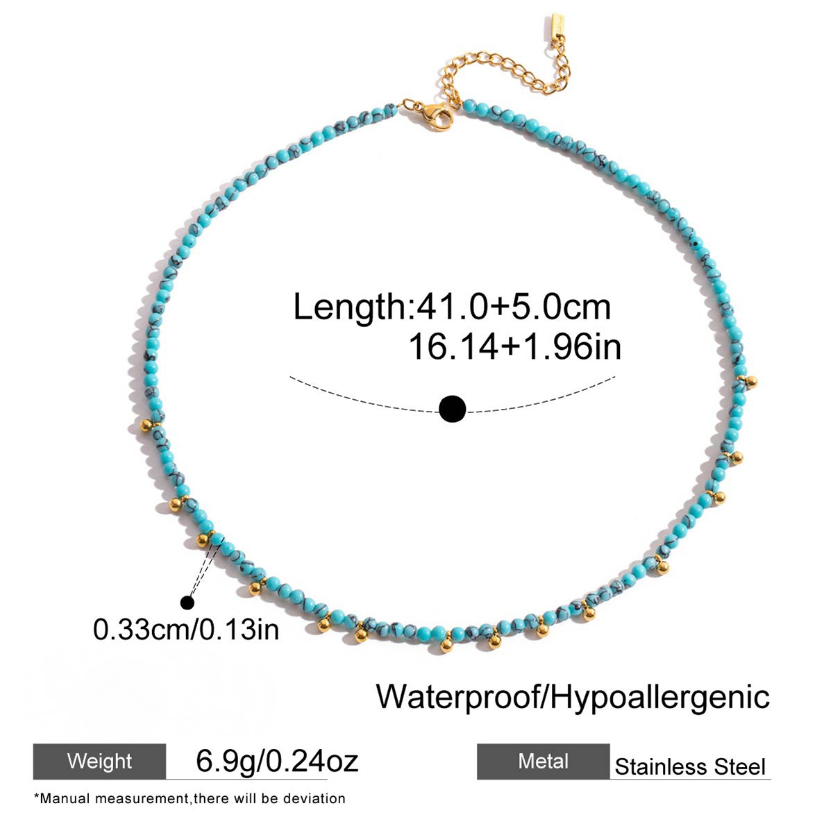 Stainless Steel Devil's Eye Necklace Earrings Jewelry Set