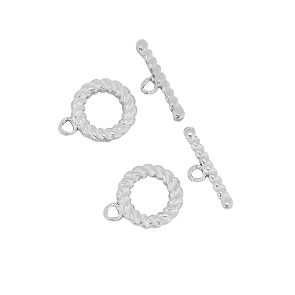 4 Pack Stainless Steel Rope Toggle Clasp