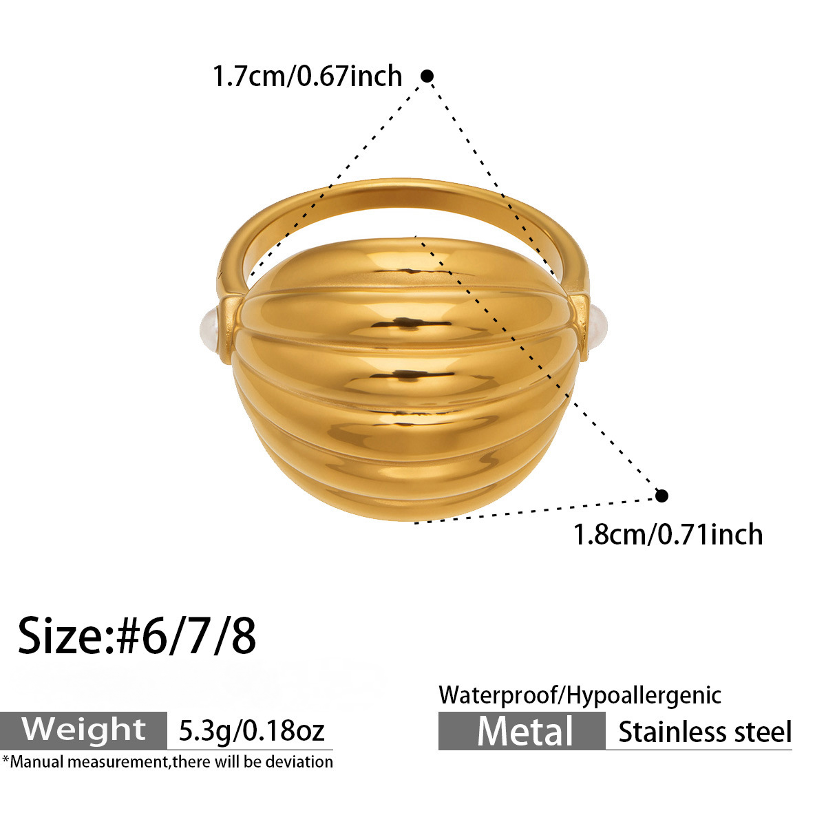 Stainless Steel Geometric Shaped Open Ring Set