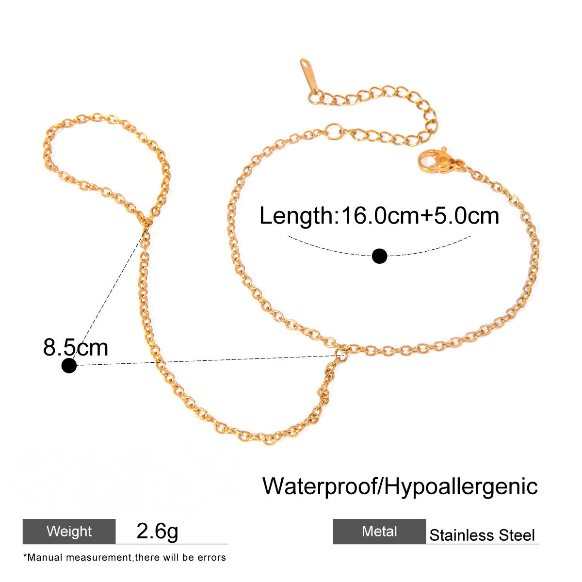 Stainless Steel Cubic Zirconia Pearl Finger Bracelet