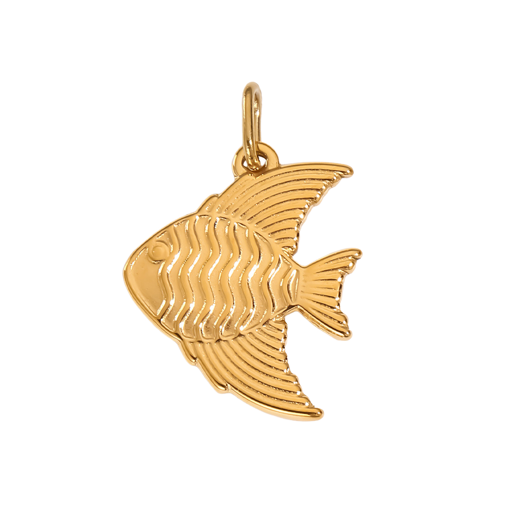Stainless Steel Double-sided Ocean Series DIY Pendant