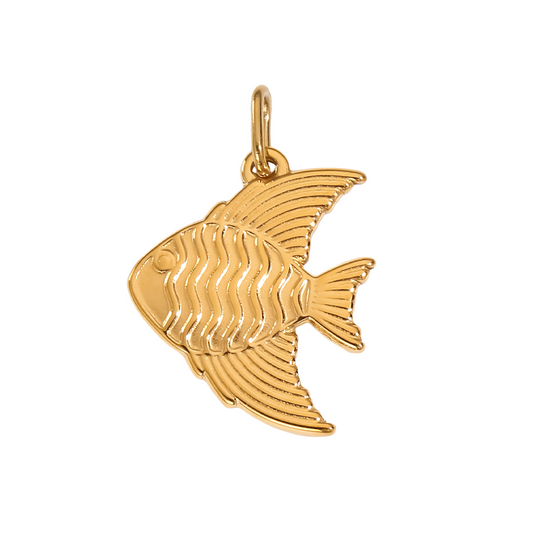 Stainless Steel Double-sided Ocean Series DIY Pendant