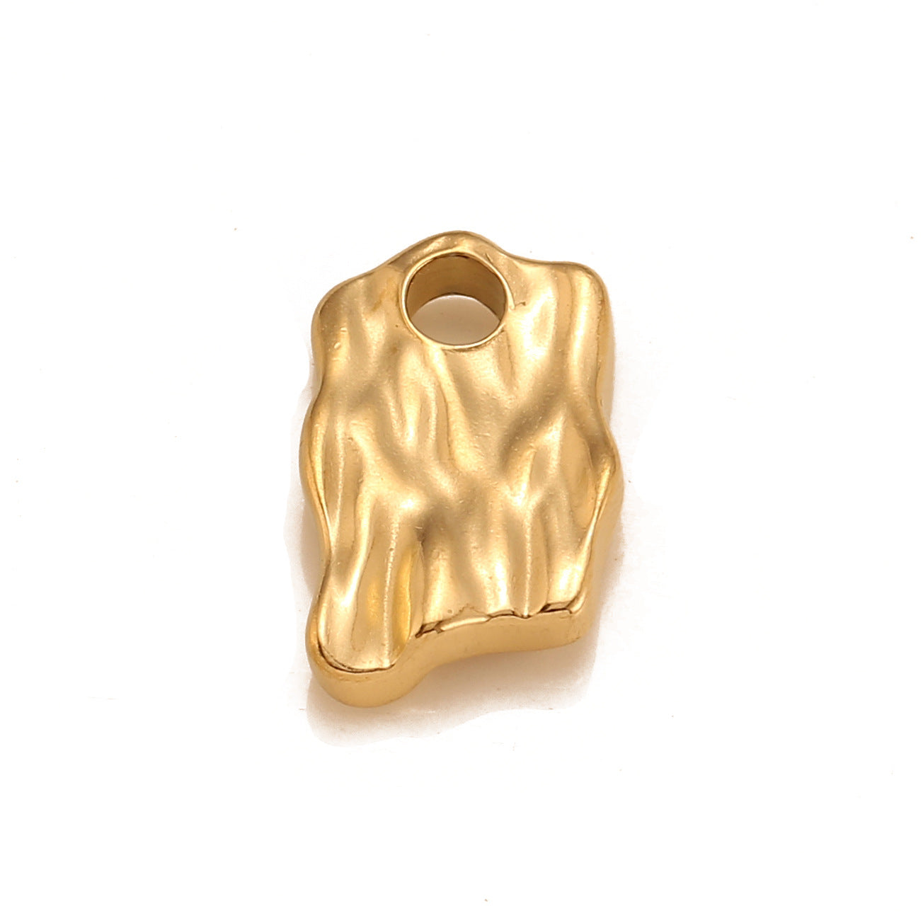 Pendentif en acier inoxydable avec ondulations d'eau