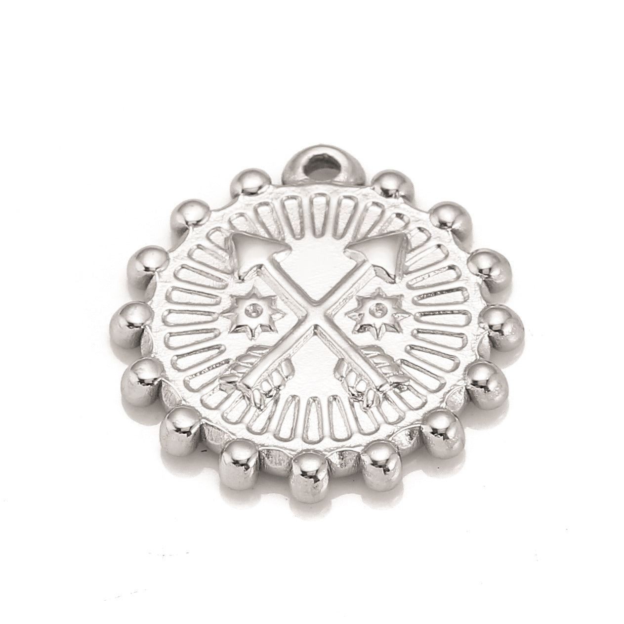 Pendentif d'archer rond à double flèche