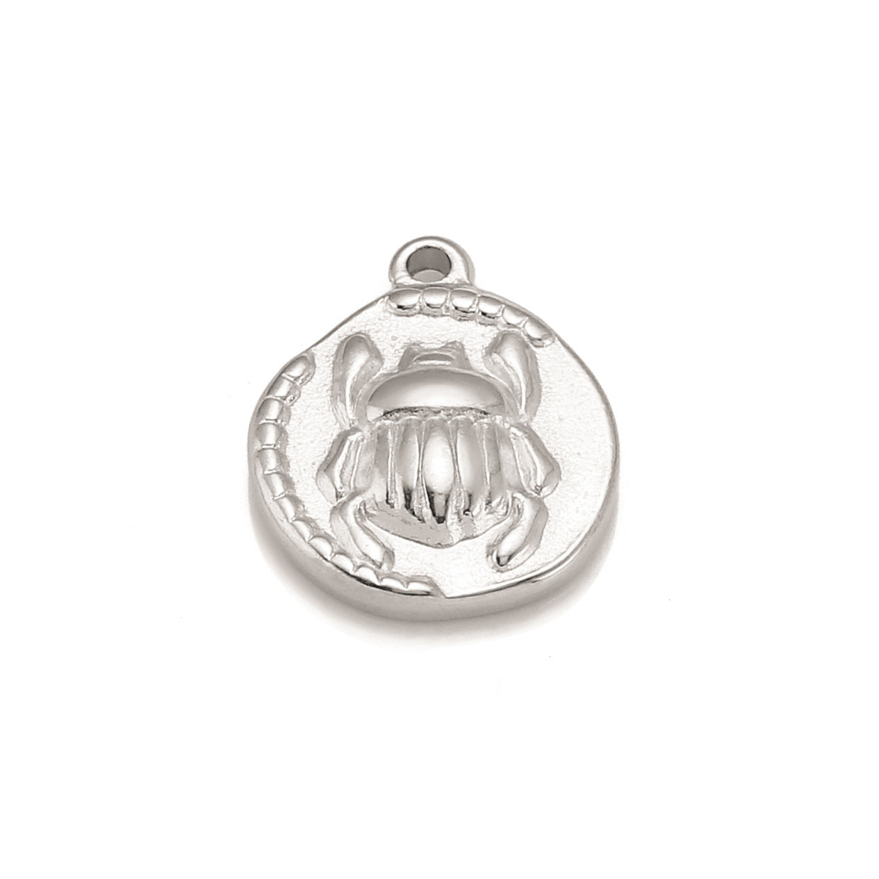 Pendentif scarabée en acier inoxydable