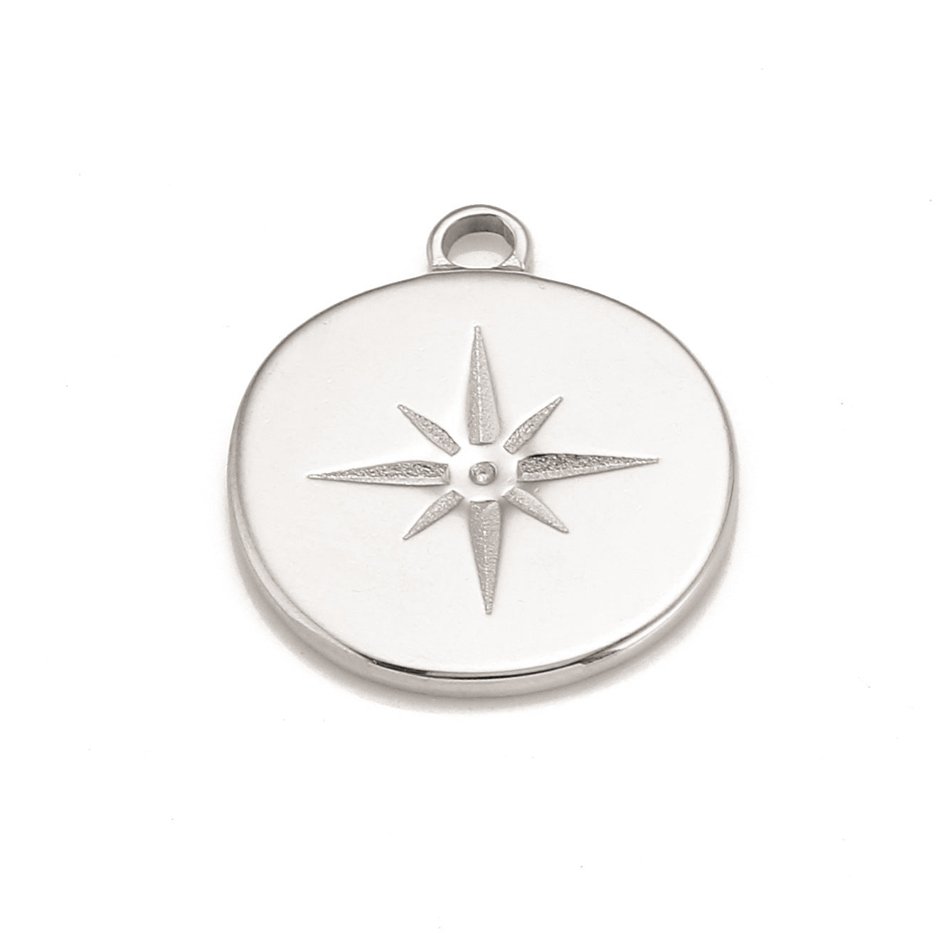 Pendentif étoile irrégulière ronde à six branches