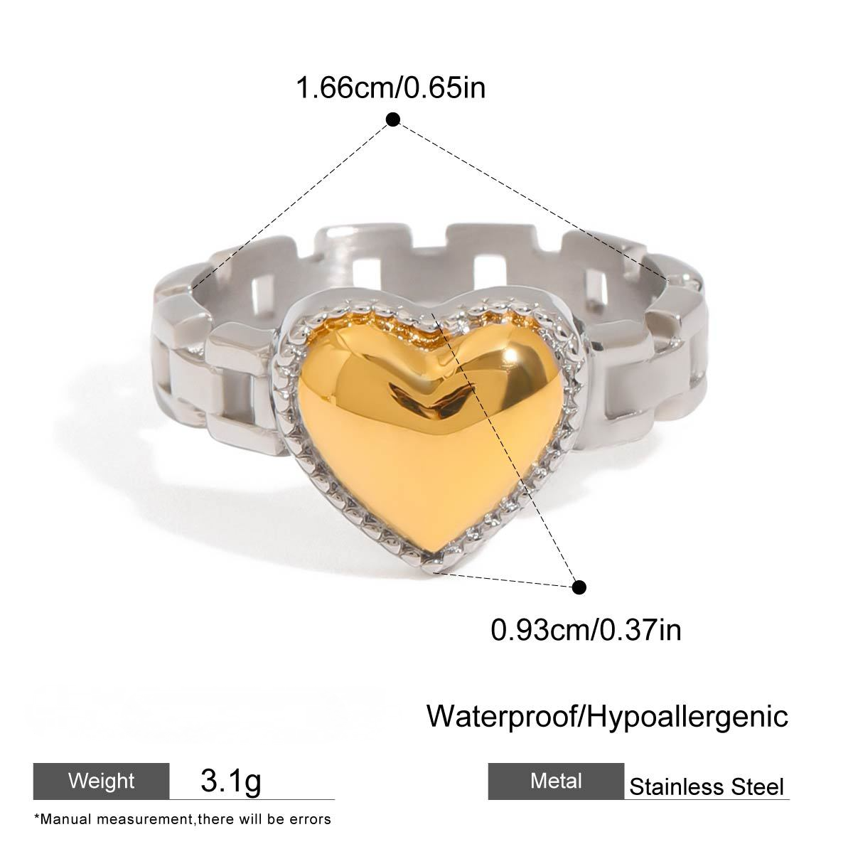 Stainless Steel Band Series Ring Collection