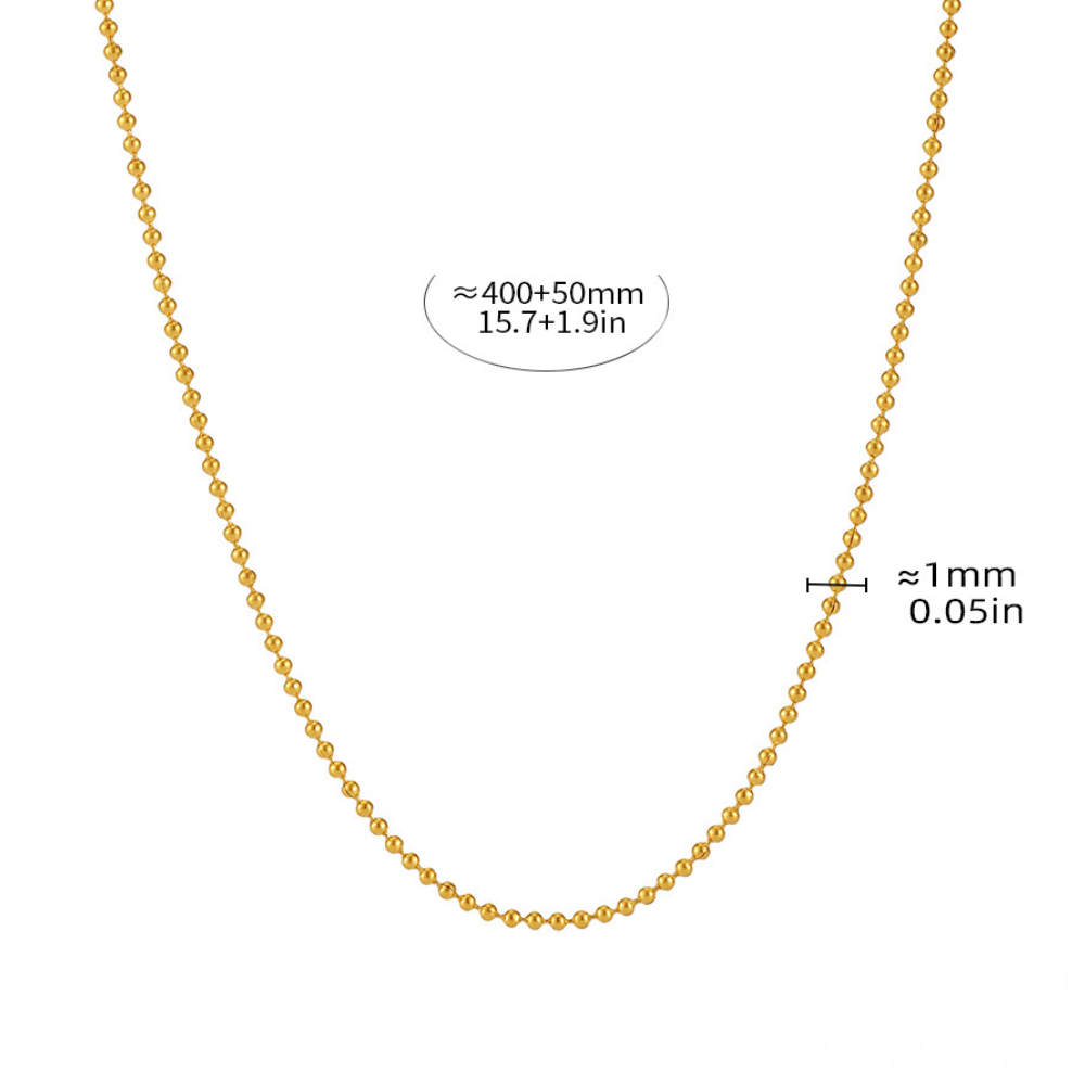 Stainless Steel Paper Clip Pendant Necklace