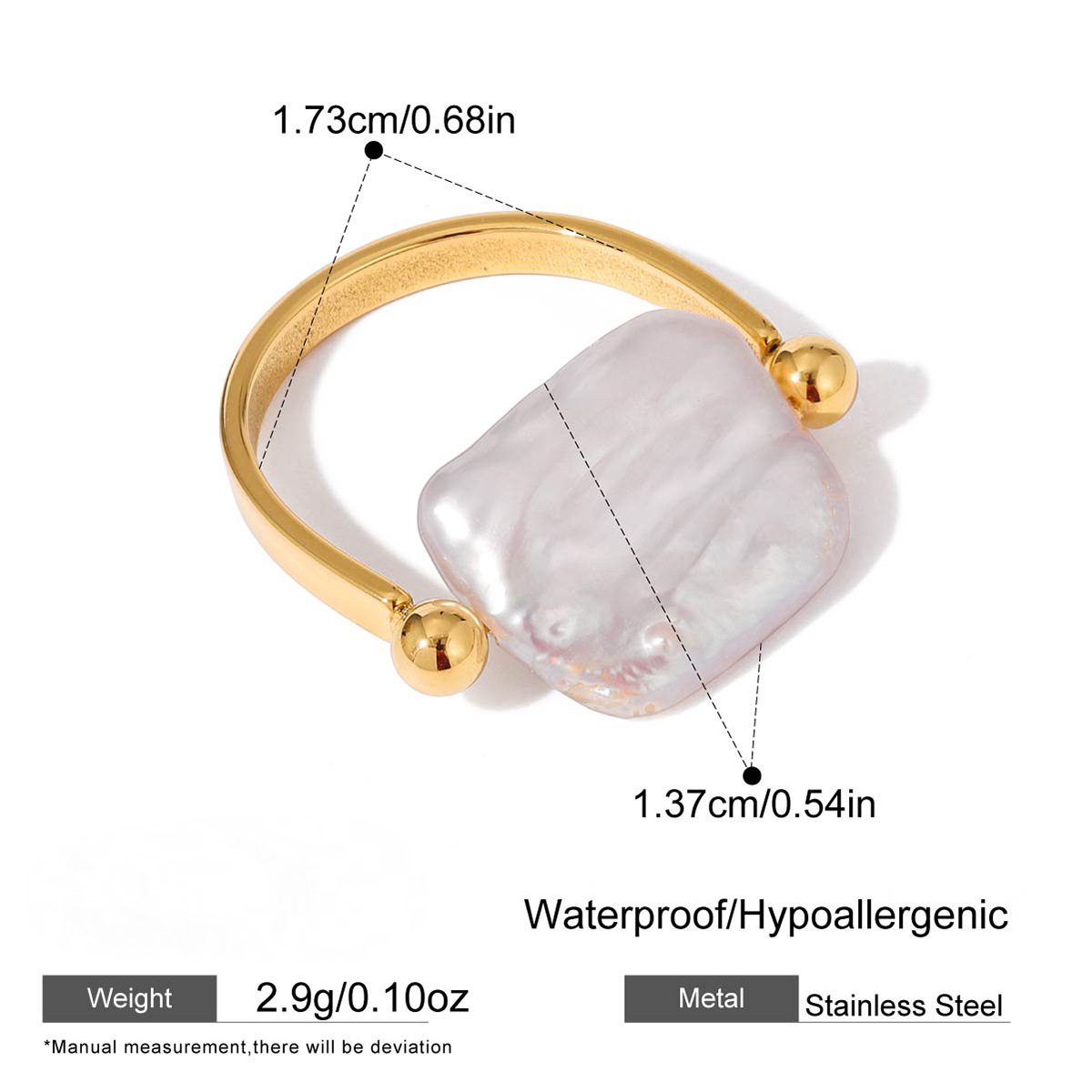 Stainless Steel Tiger's Eye Ring