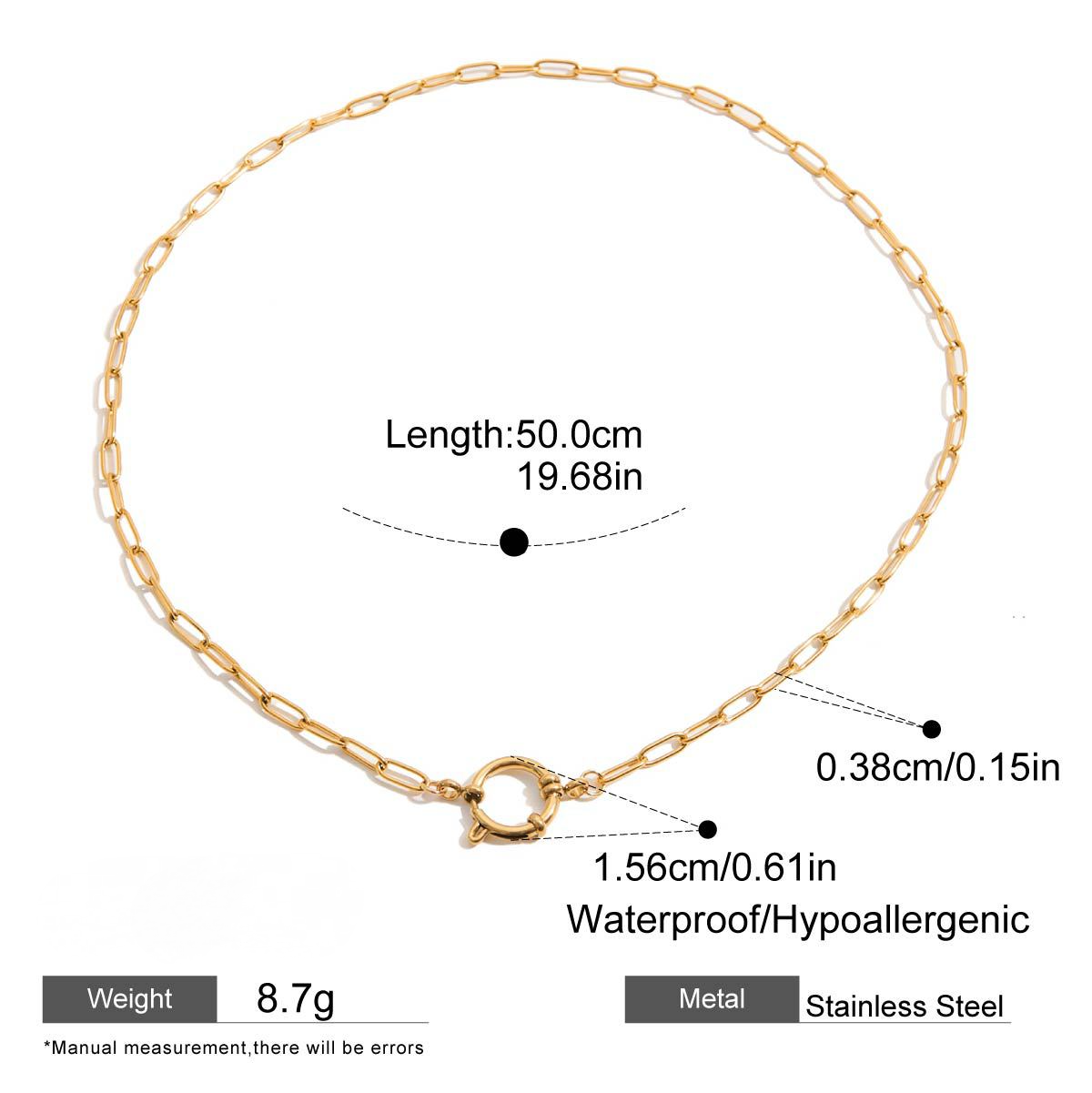 Stainless Steel DIY Adjustable Necklace