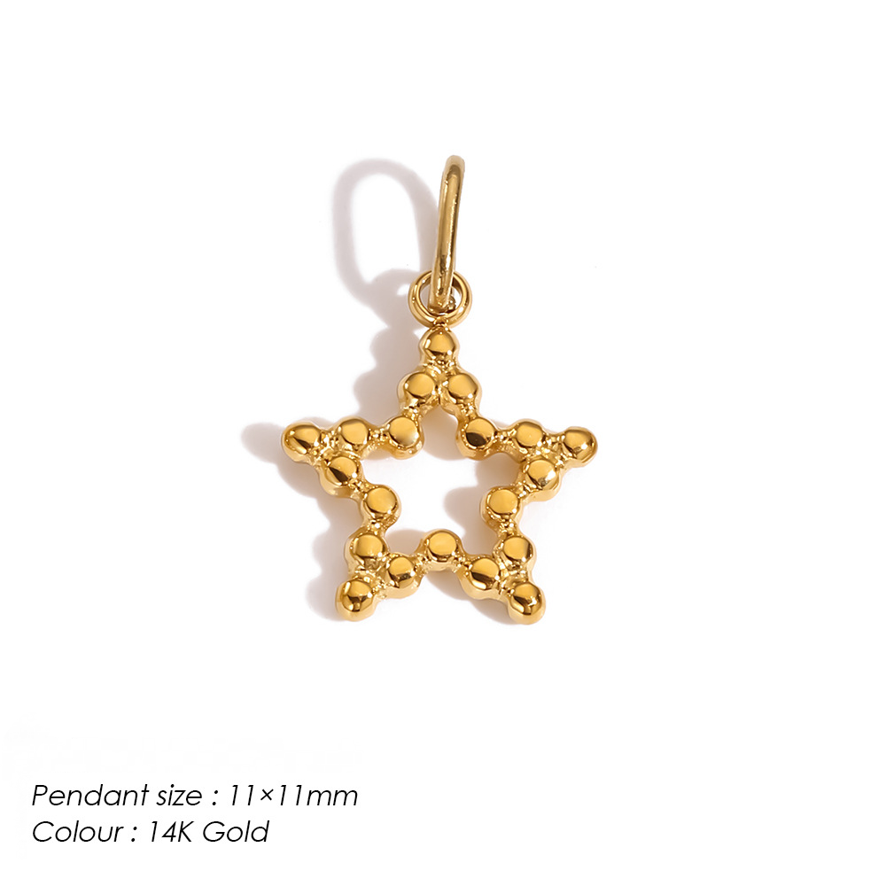 Stainless Steel Weather Sun and Star Pendant