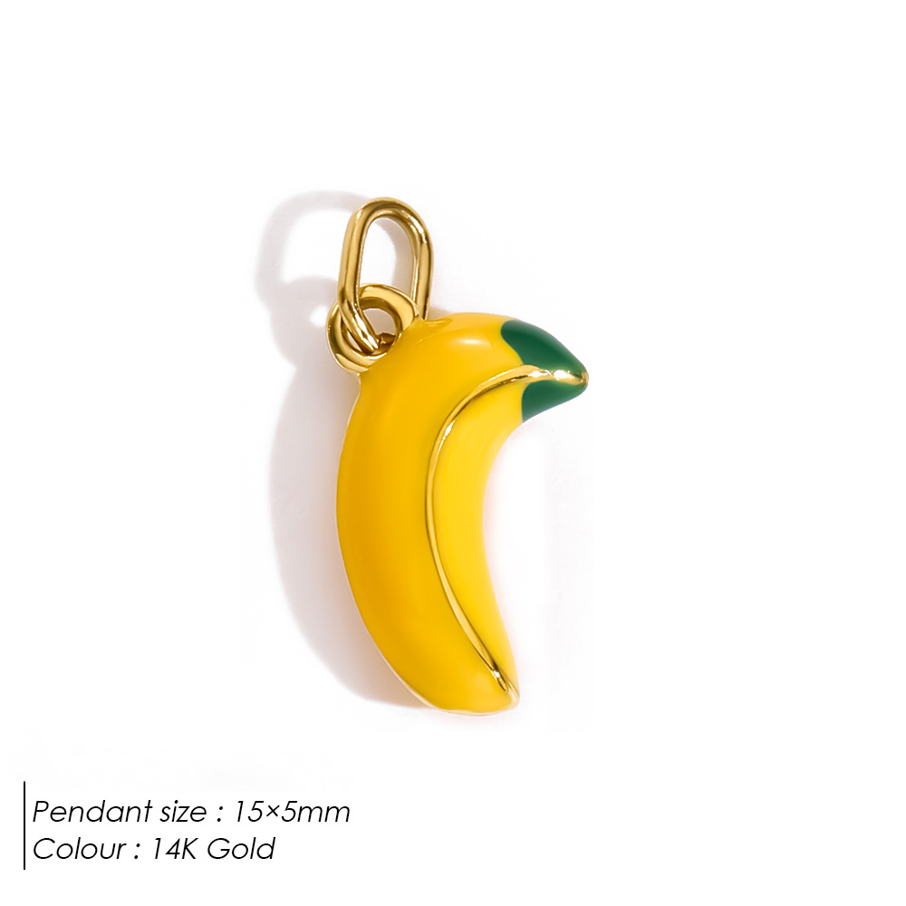 Stainless Steel Fruit Series DIY Pendant