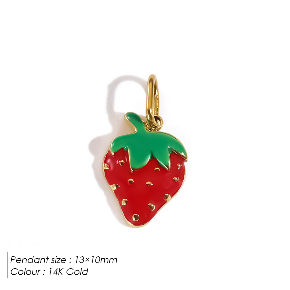 Stainless Steel Fruit Series DIY Pendant