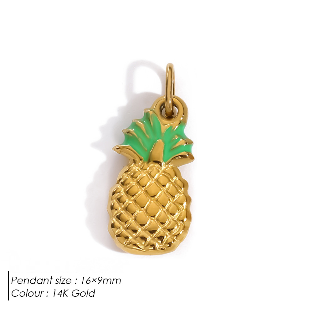 Stainless Steel Fruit Series DIY Pendant