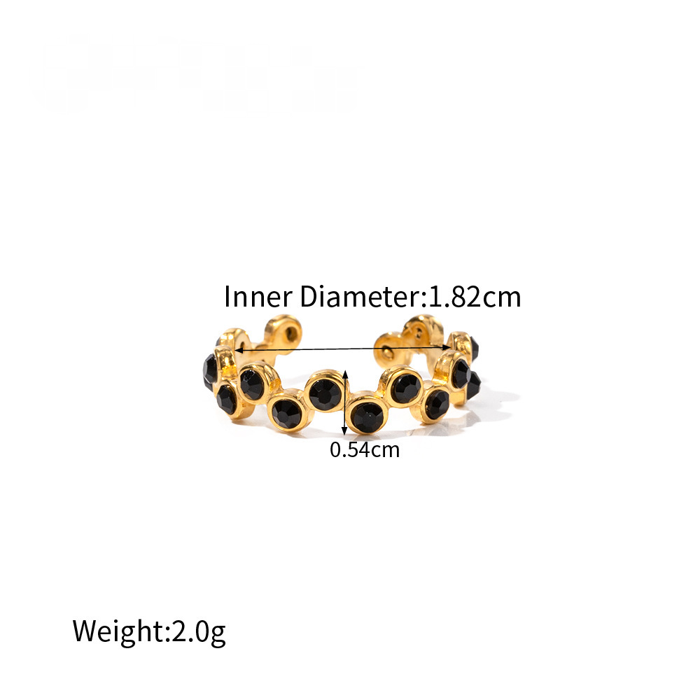 Stainless Steel Design Line Ring