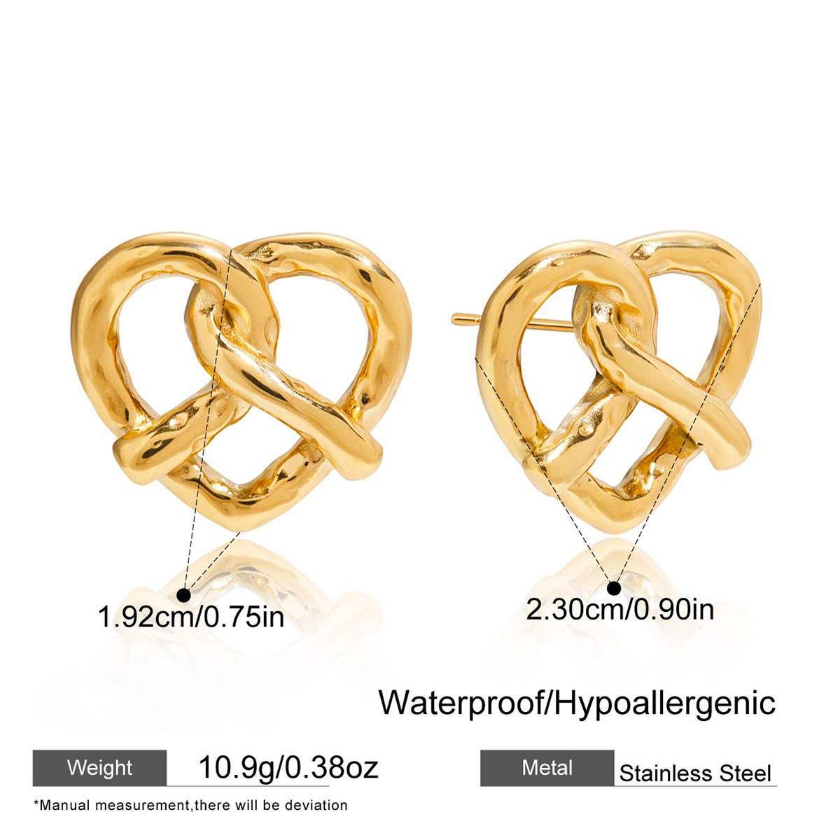 Stainless Steel Valentine's Day Jewelry Set