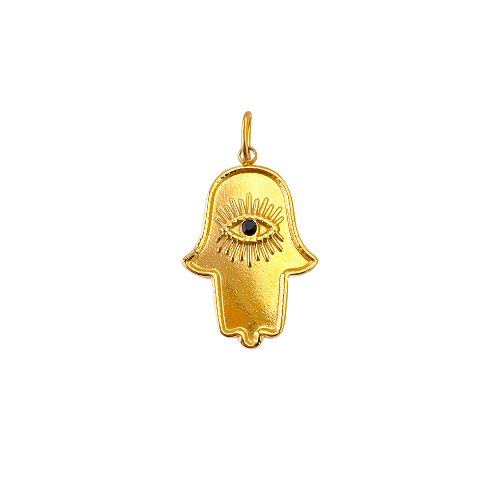 Stainless Steel Devil's Eye DIY Pendant