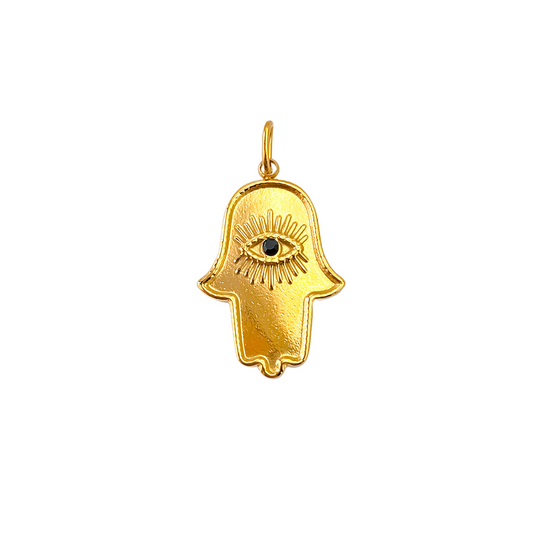 Stainless Steel Devil's Eye DIY Pendant