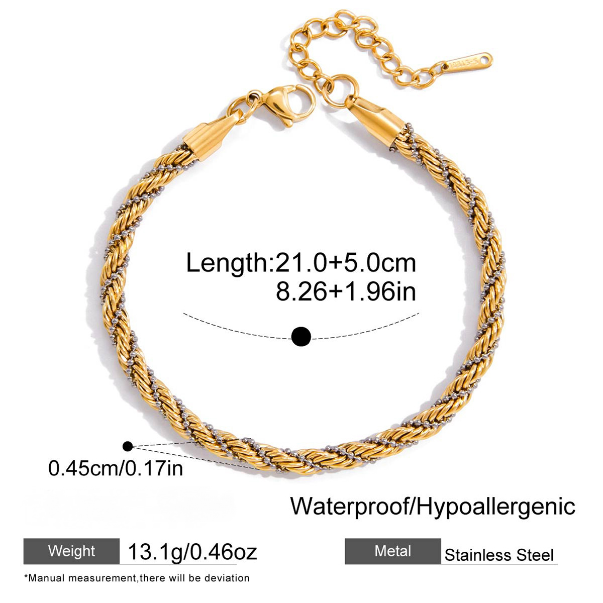 Stainless Steel Chain Bracelet Collection
