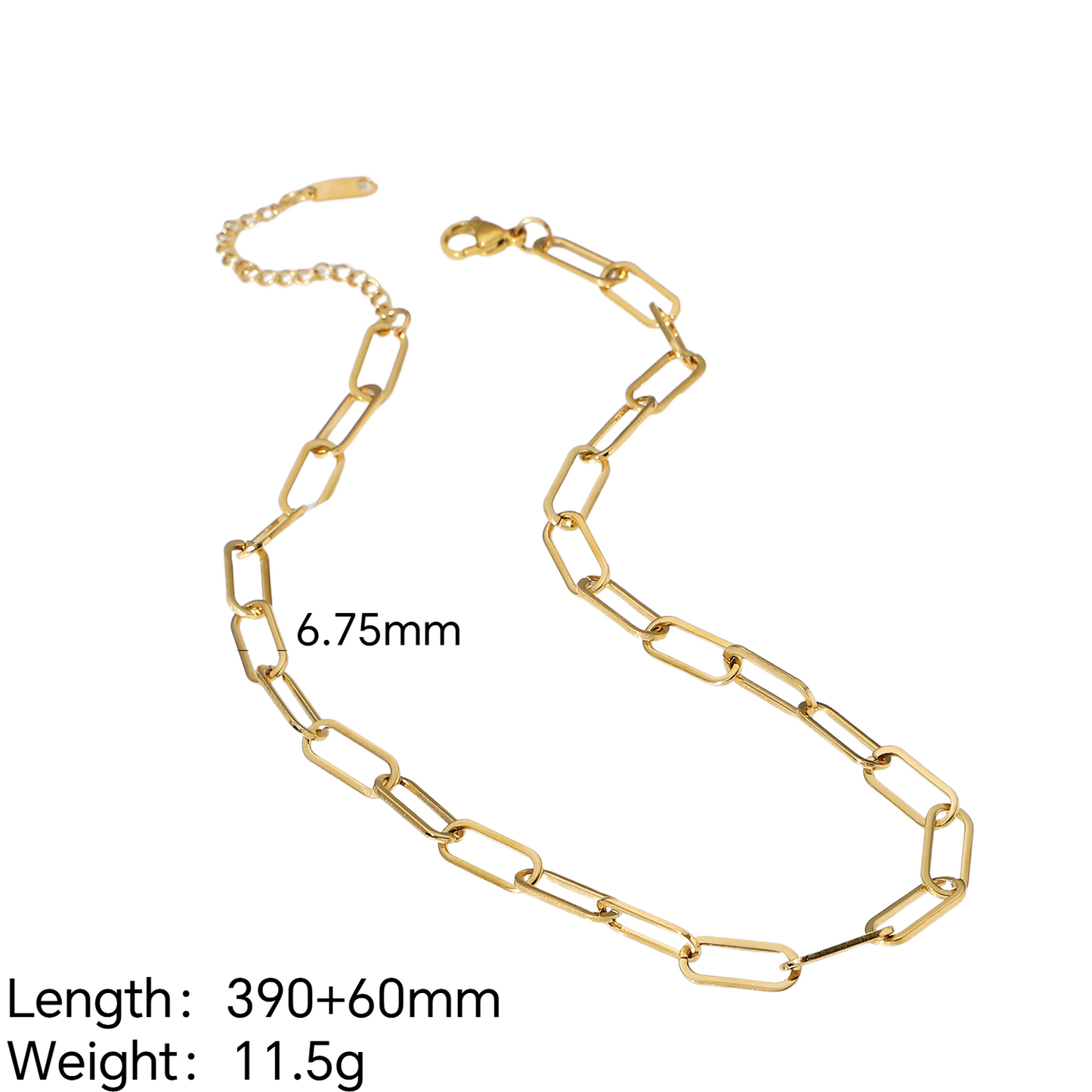 Stainless Steel 18K Gold PVD Layered Necklace