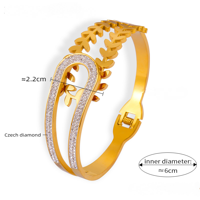 Unique Asymmetrical Design Bangle Bracelet