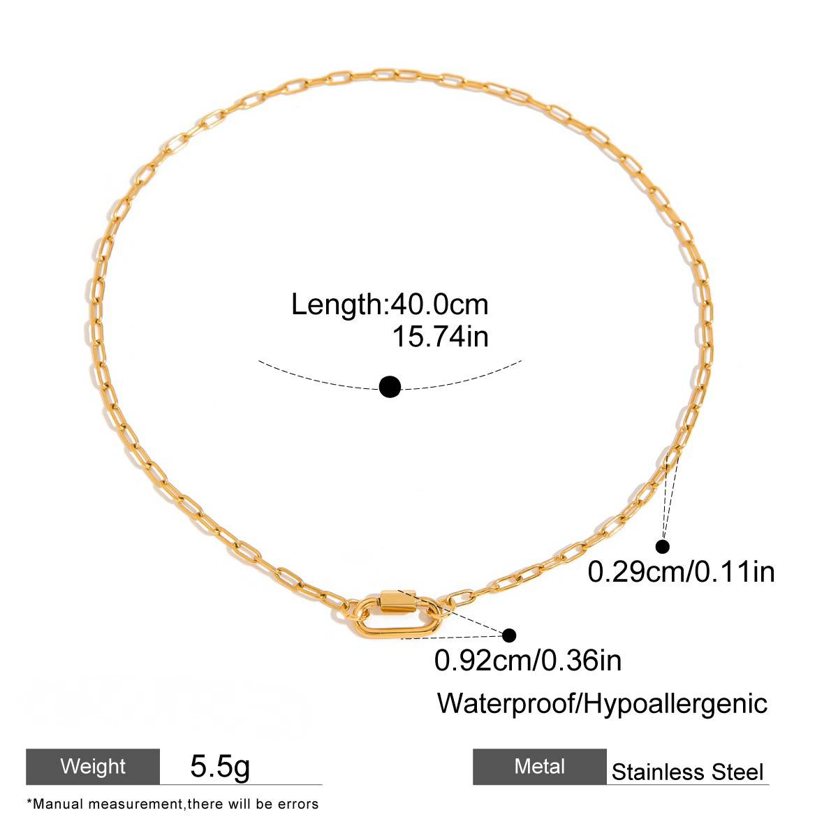 Stainless Steel DIY Adjustable Necklace