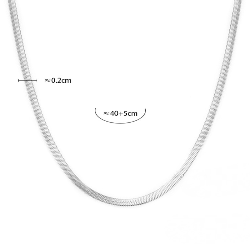 Stainless Steel Triangle Stitching Imitation Pearl Pendant Necklace