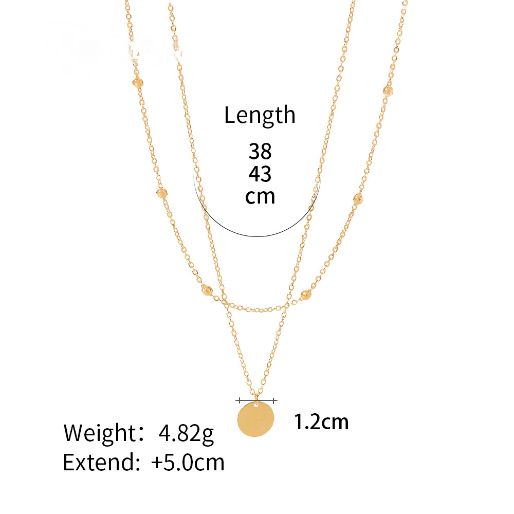 Stainless Steel 18K Gold PVD Layered Necklace
