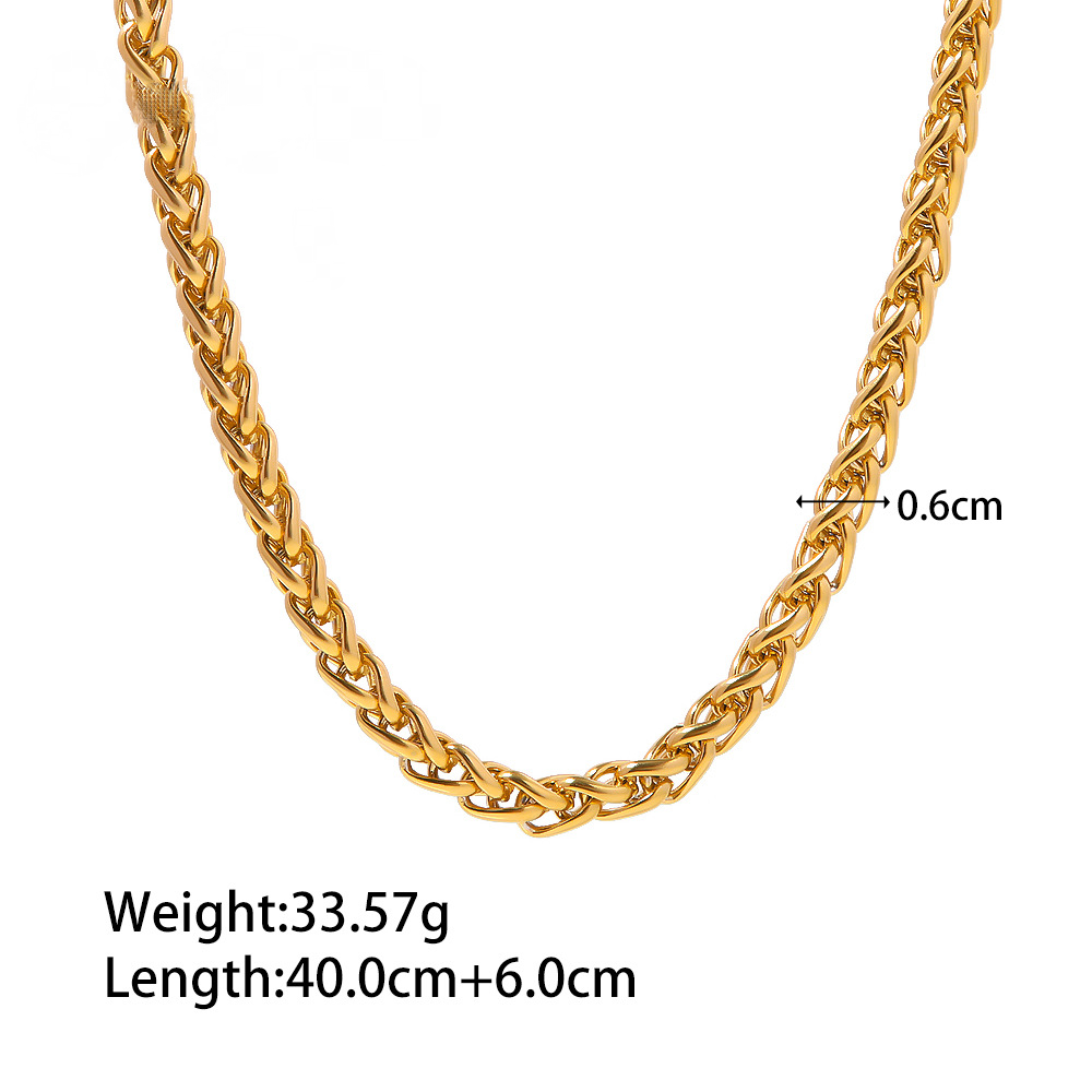Stainless Steel Cuban Chain Necklace Collection