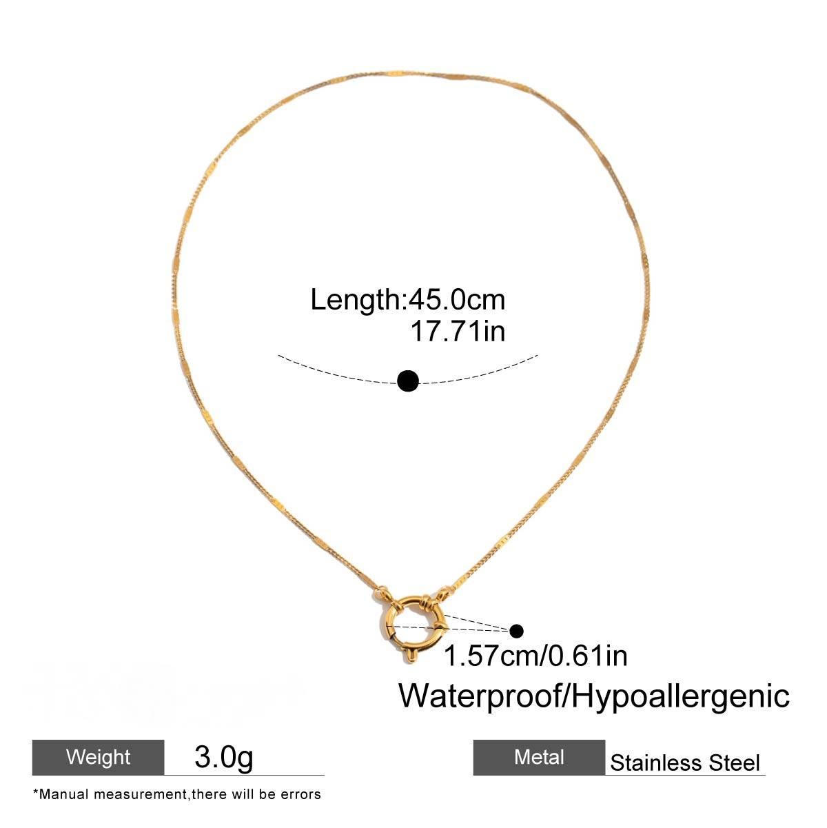Stainless Steel DIY Adjustable Necklace
