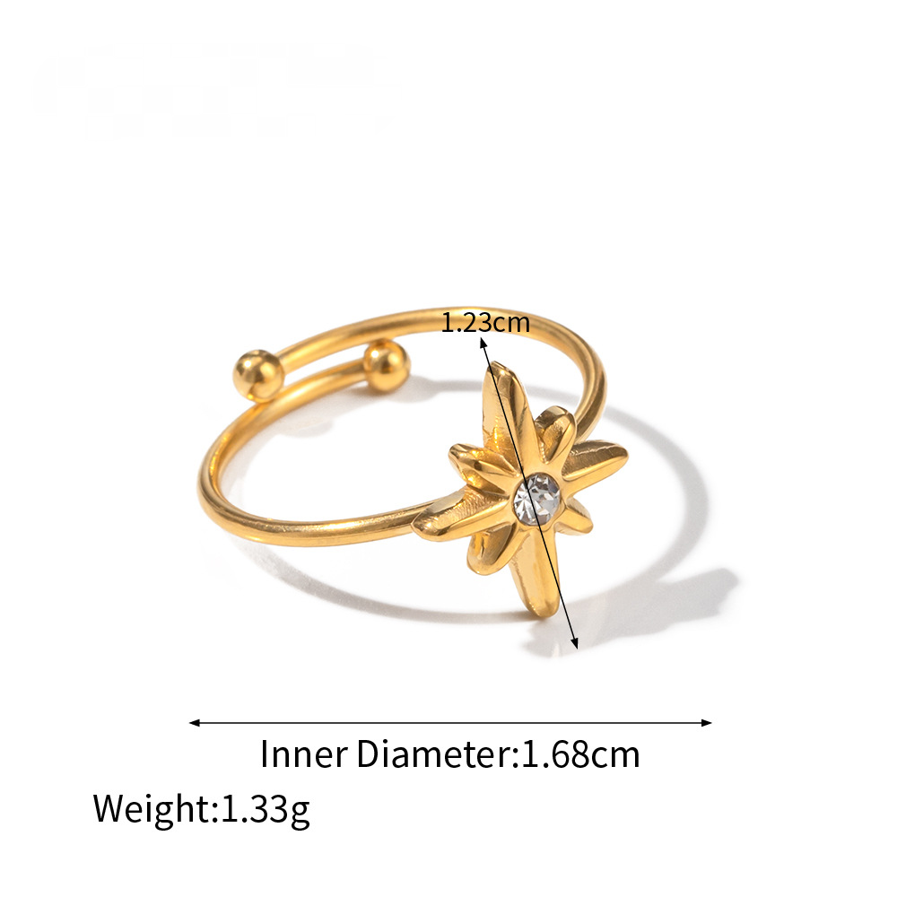 Stainless Steel Cosmic Energy Ring Combination