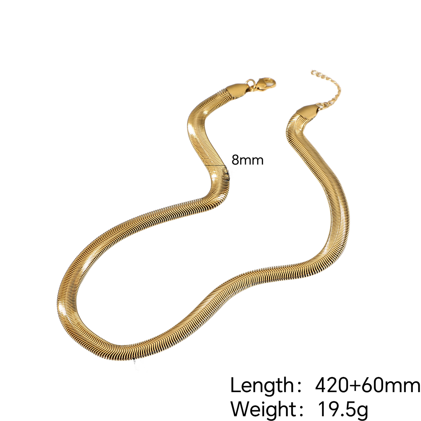 Stainless Steel 18K Gold PVD Layered Necklace