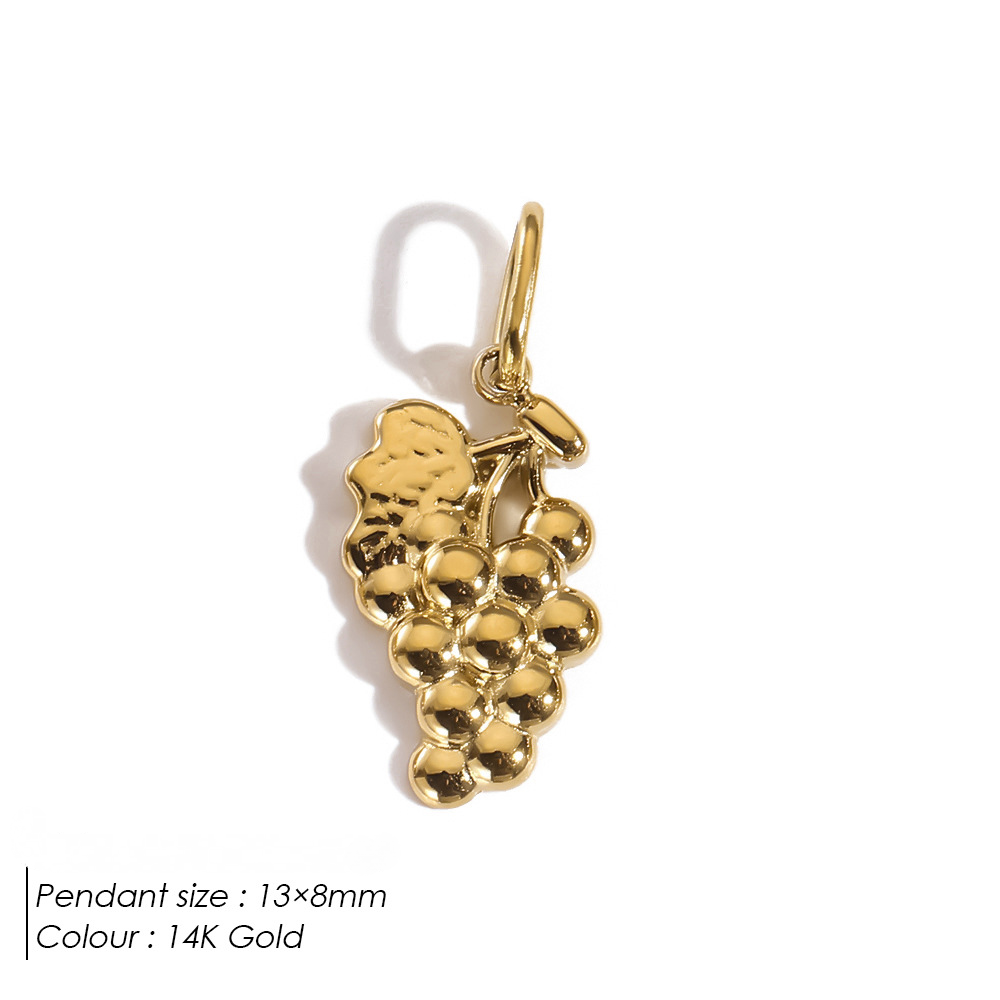 Stainless Steel Fruit Series DIY Pendant