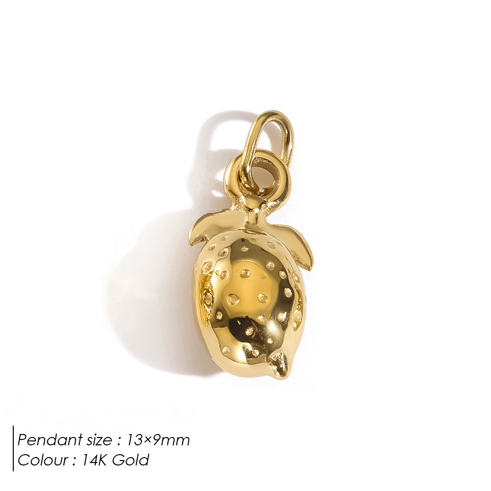 Stainless Steel Fruit Series DIY Pendant