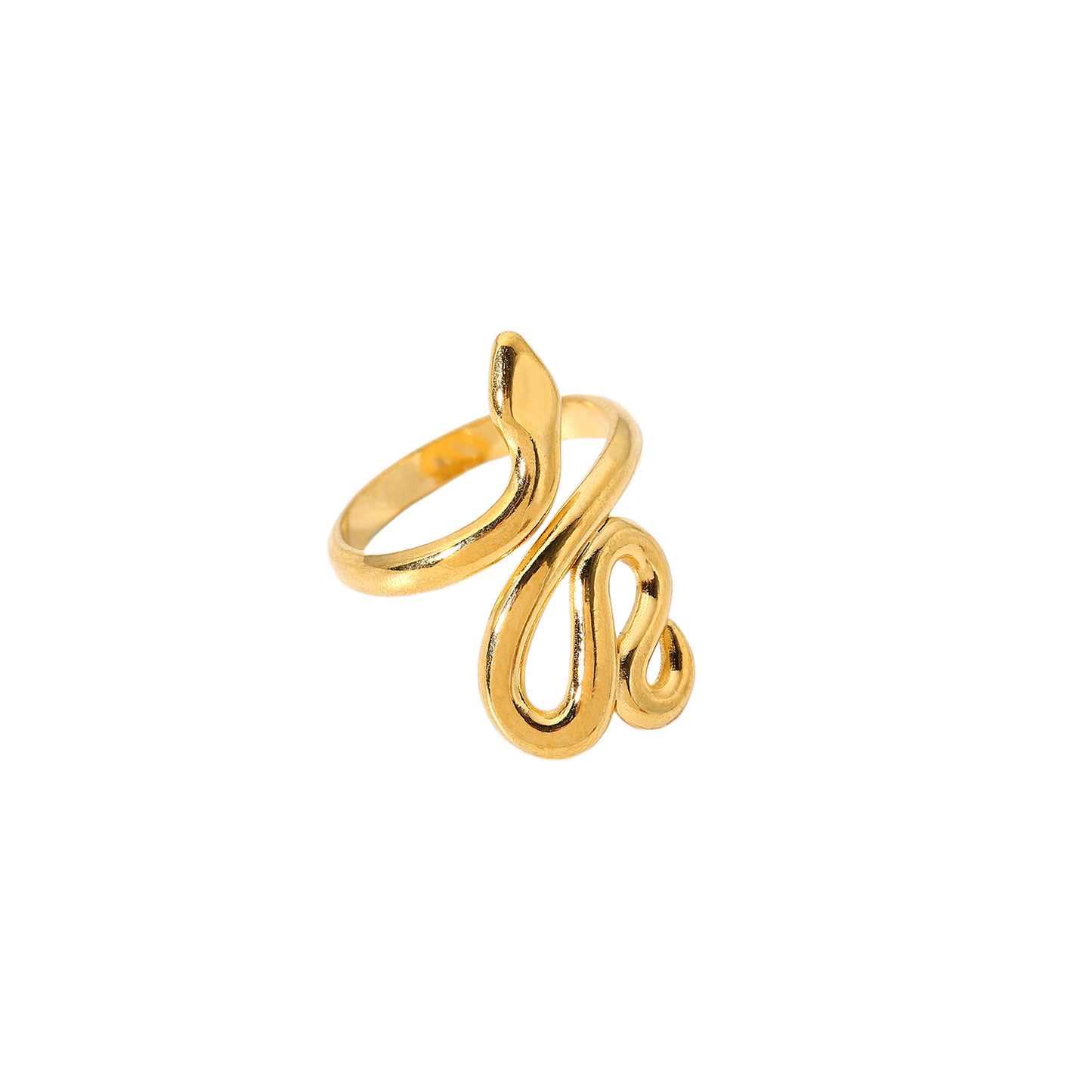 Stainless Steel Linear Exaggerated Ring
