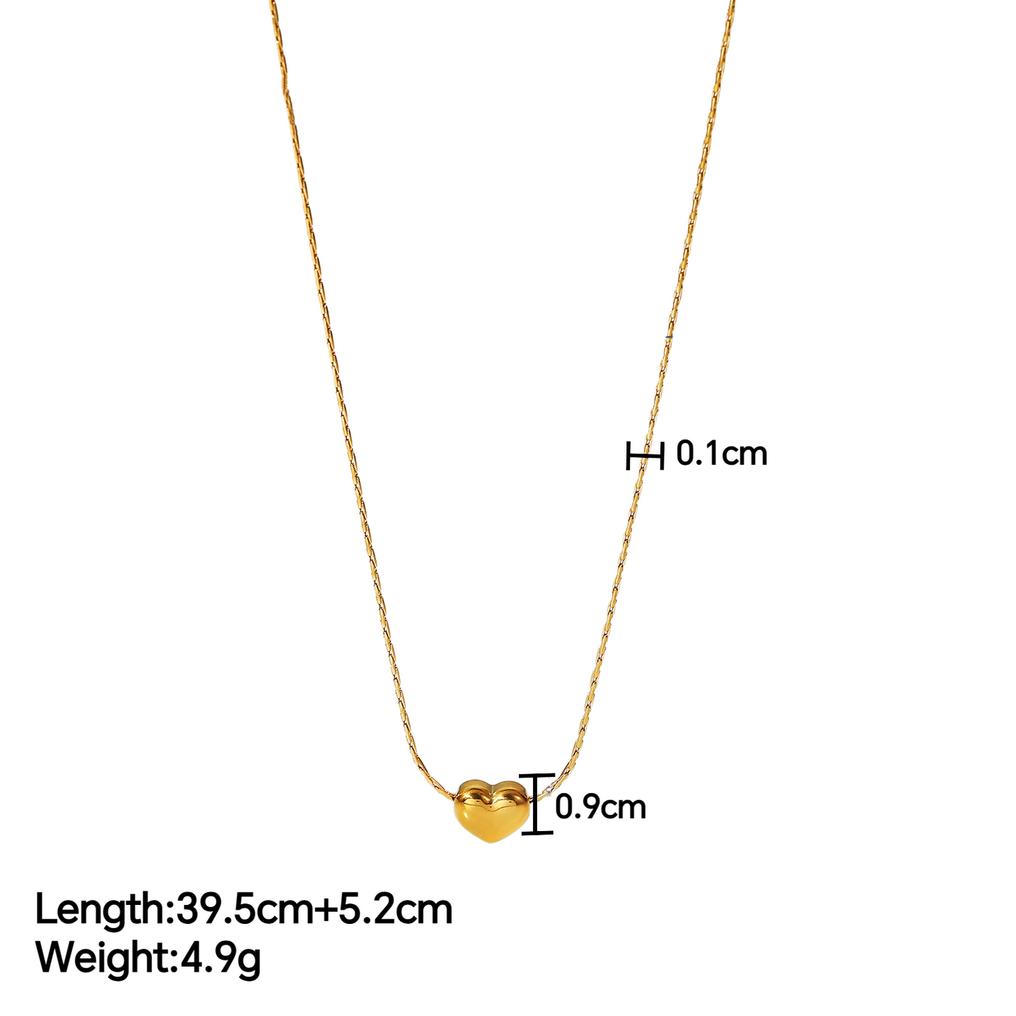 Stainless Steel Valentine's Day Clavicle Necklace
