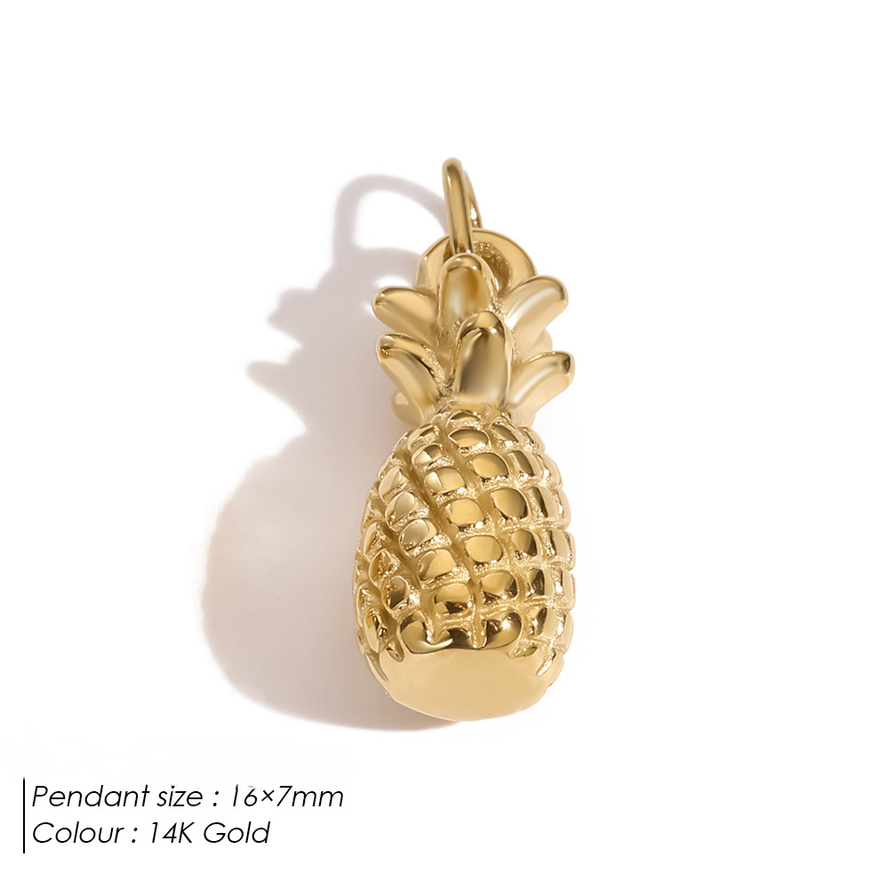 Stainless Steel Fruit Series DIY Pendant