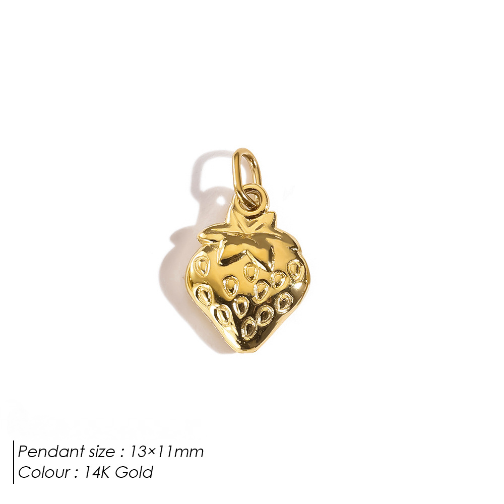 Stainless Steel Fruit Series DIY Pendant