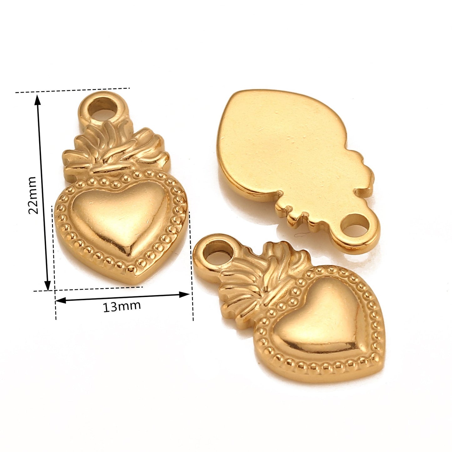 Heart Shaped Stainless Steel Small Pendant