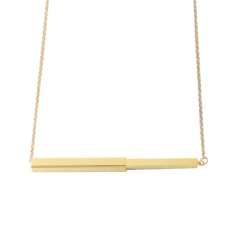 Collier vierge rétractable en acier inoxydable 3D