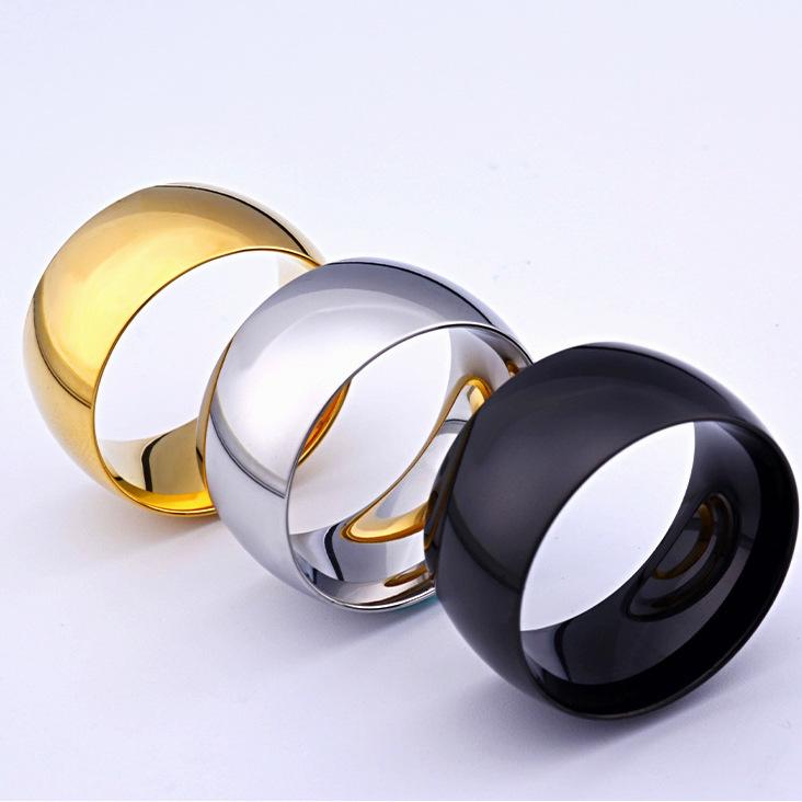 Polished Spherical Stainless Steel Blank Ring
