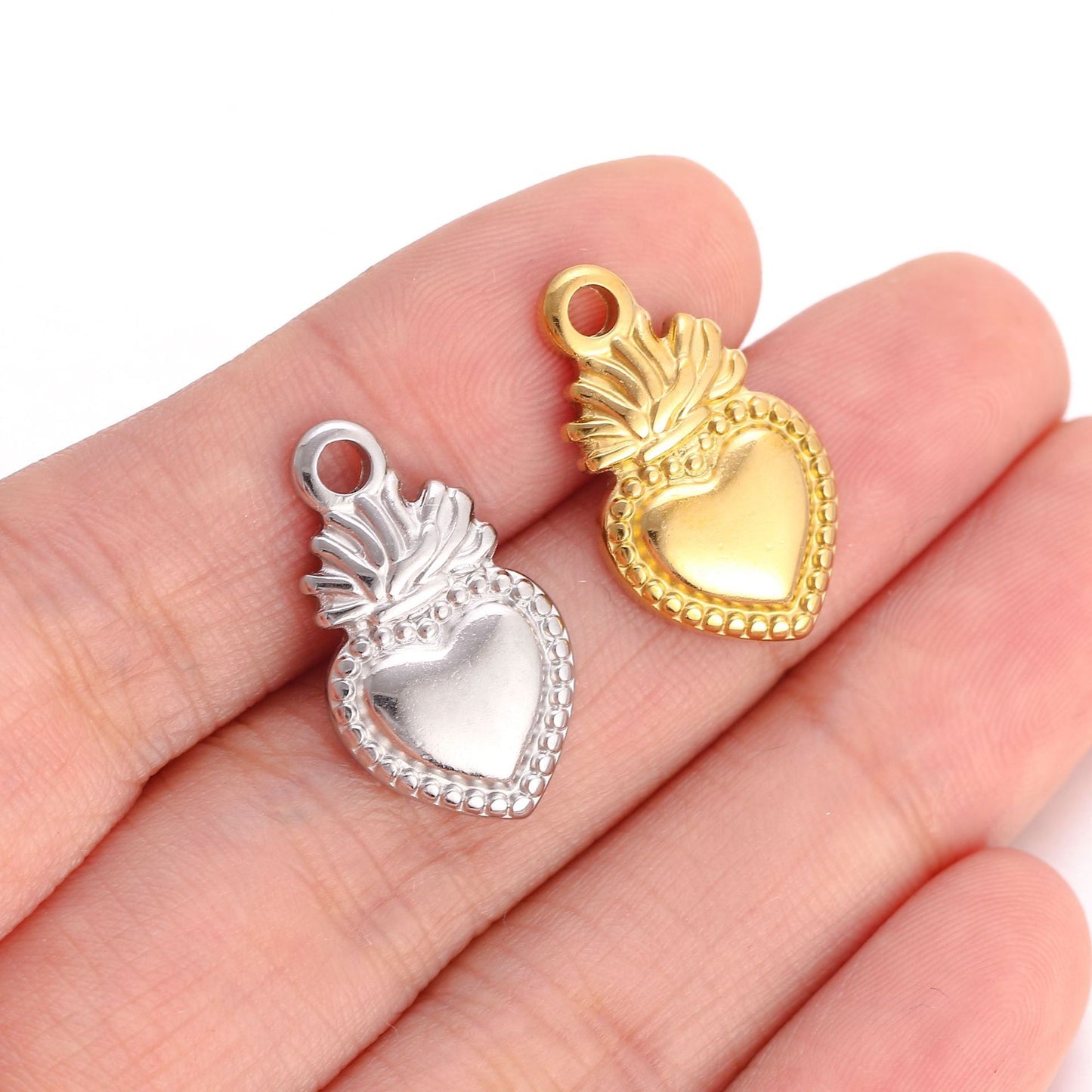 Heart Shaped Stainless Steel Small Pendant