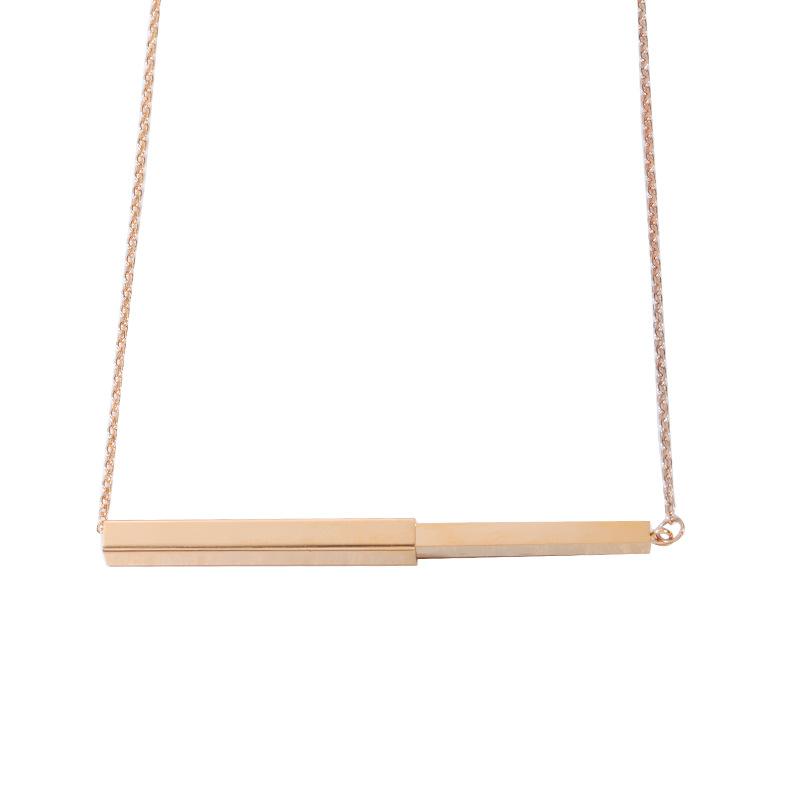 Collier vierge rétractable en acier inoxydable 3D