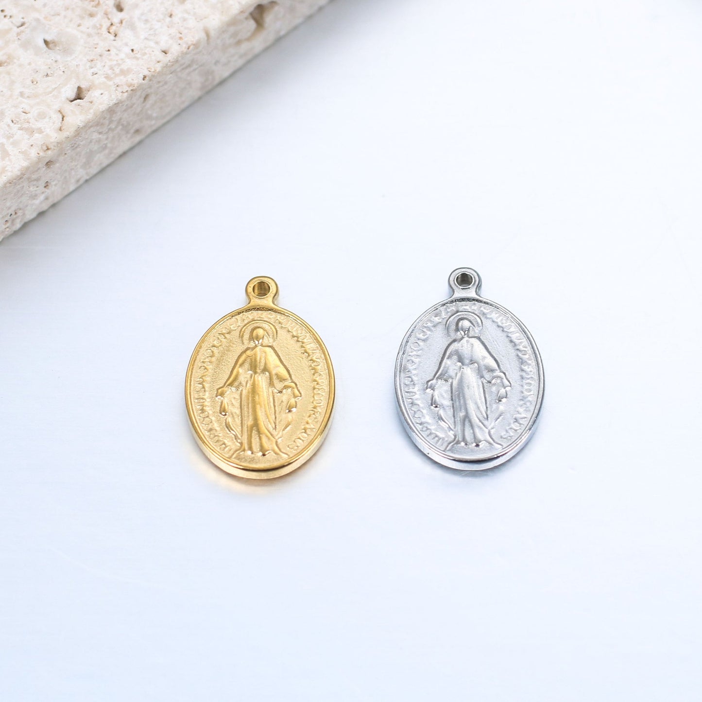 Stainless Steel Virgin Mary Pendant
