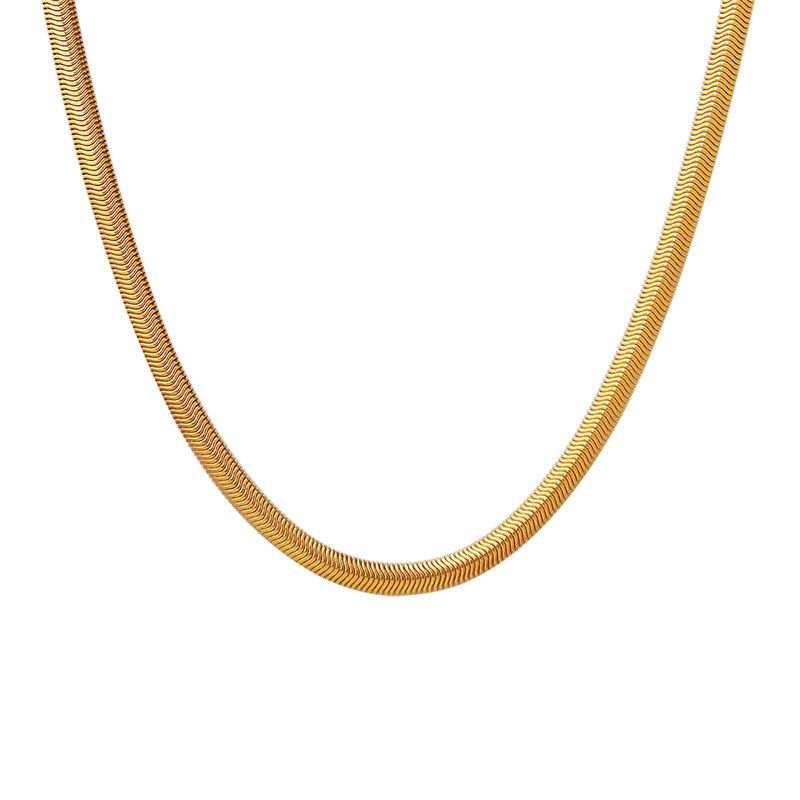 Stainless Steel Snake Chain Necklace