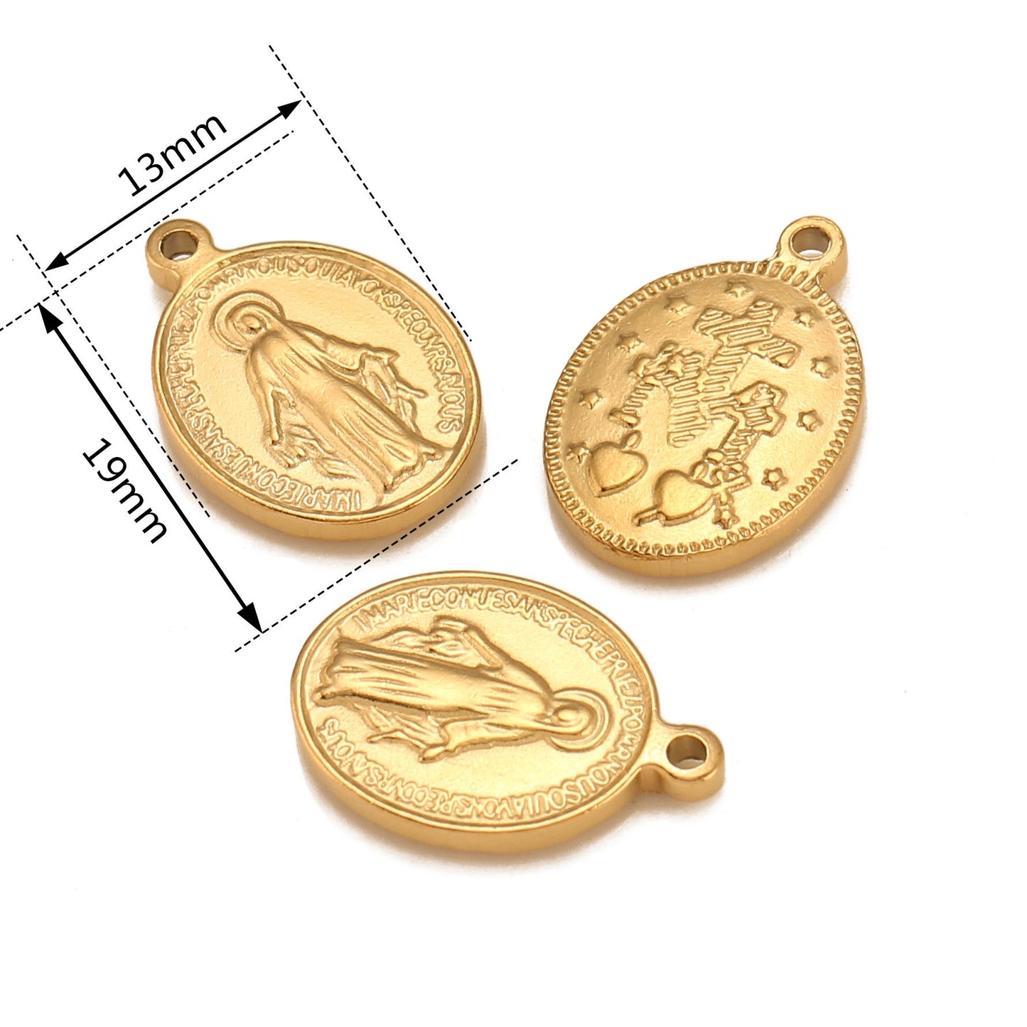 Stainless Steel Virgin Mary Pendant