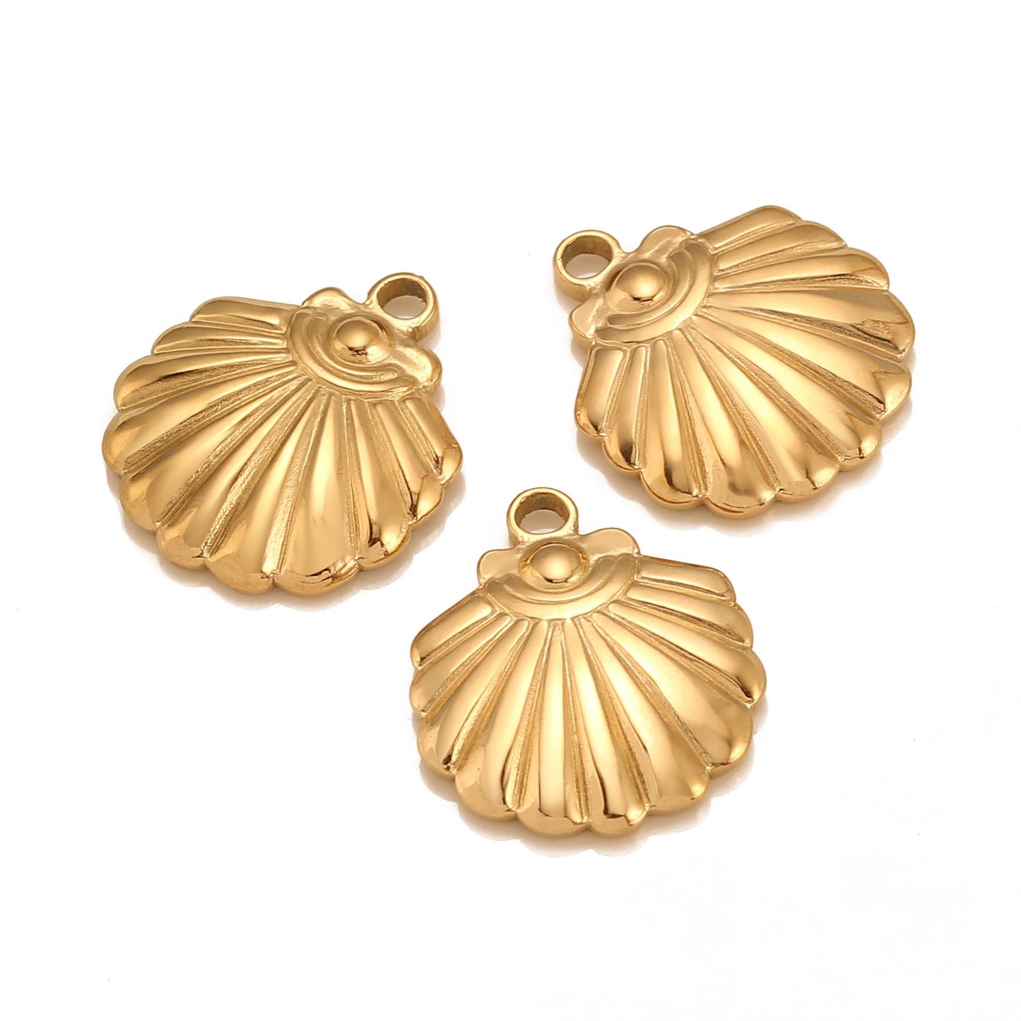 Pendentif coquillage en acier inoxydable