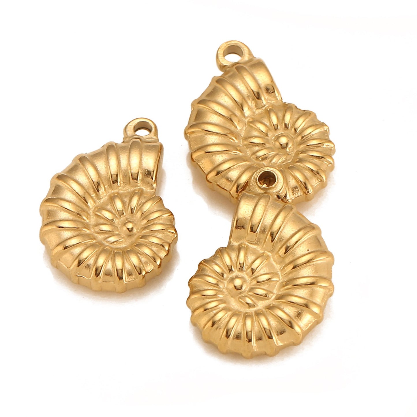 Pendentif coquillage en acier inoxydable